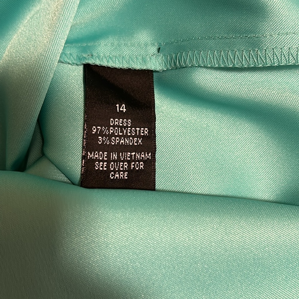 AGB Turquoise Dress (New with Tags) - Picture 4 of 5